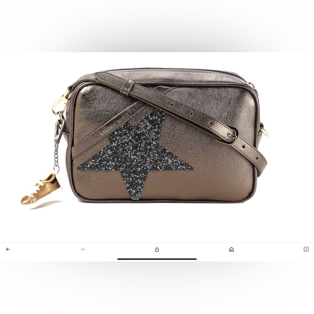 Golden Goose Metallic Musk Star Bag